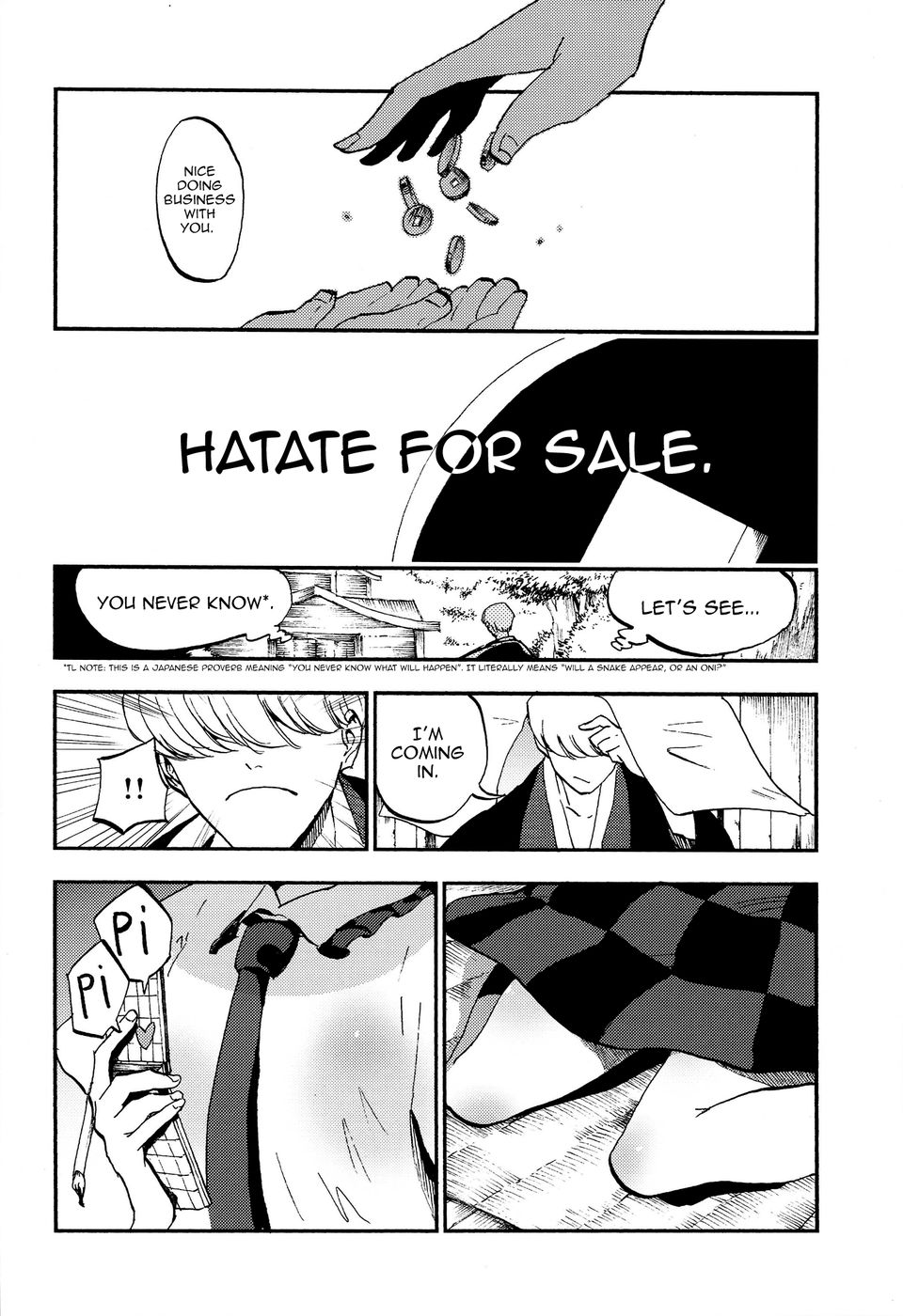 Hentai Manga Comic-Hatate For Sale-Read-3